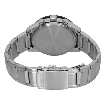 Citizen Eco-Drive Chronograph Stainless Steel Green Dial CA4624-56X 100M Men's Watch