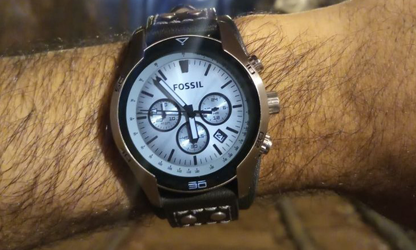 Fossil Coachman Chronograph Black Leather CH2564 Men’s Watch