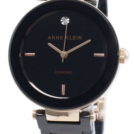 Anne Klein 1018RGBK Diamond Accents Quartz Women's Watch