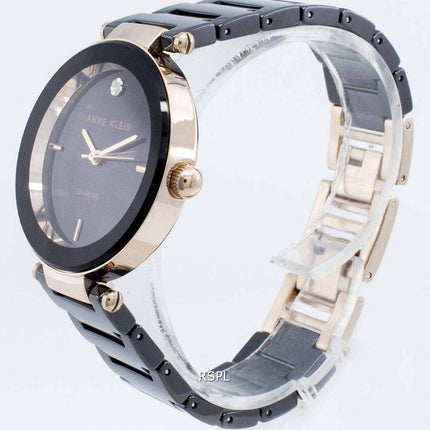 Anne Klein 1018RGBK Diamond Accents Quartz Women's Watch