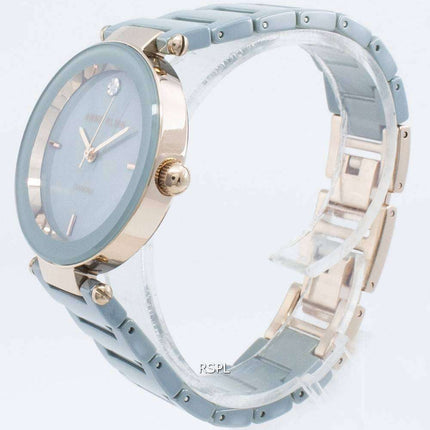 Anne Klein 1018RGLB Diamond Accents Quartz Women's Watch