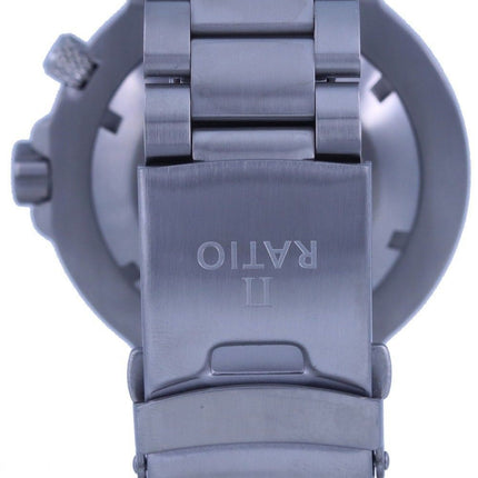 Ratio FreeDiver Red Dial Stainless Steel Quartz 1050HA93-02V-RED 1000M Mens Watch