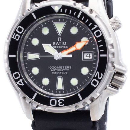 RATIO FreeDiver 2e Generatie Helium Safe Diver Horloge Sapphire Crystal Quartz Beweging Duikhorloge 1000M Waterbestendig Duiken Horloge voor Mannen, Wit - Siliconen Band, Duiker RATIO FreeDiver 2e Generatie Helium Safe Diver Horloge Sapphire Crystal Quartz Beweging Duikhorloge 1000M Waterbestendig Duiken Horloge voor Mannen, Wit - Siliconen Band, Duiker