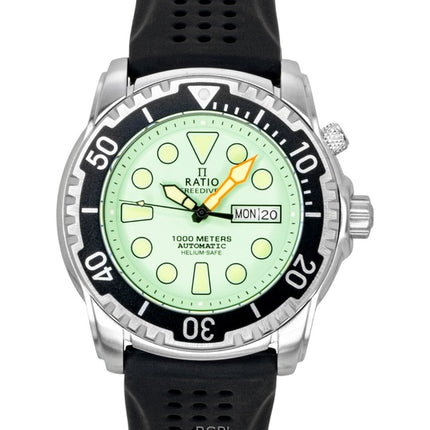 Ratio FreeDiver Helium-Safe 1000M Sapphire Automatic 1068HA90-34VA-MGRN Men's Watch