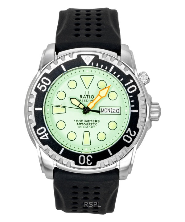 Ratio FreeDiver Helium-Safe 1000M Sapphire Automatic 1068HA90-34VA-MGRN Men's Watch