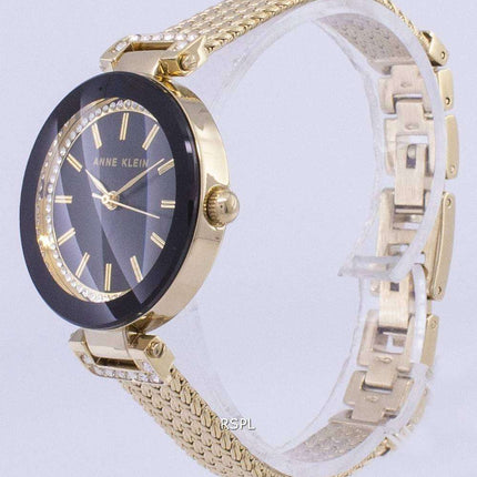 Anne Klein Quartz Diamond Accents 1906BKGB Women's Watch