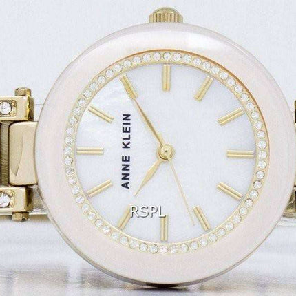Anne Klein Quartz Swarovski Crystal 1906PMGB Women's Watch