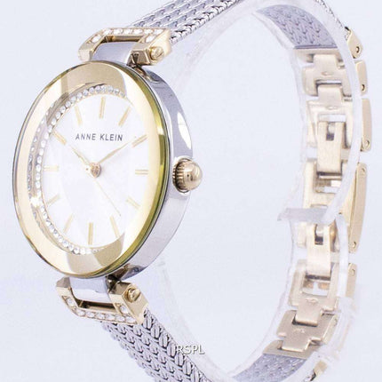 Anne Klein Quartz Diamond Accents 1907SVTT Women's Watch