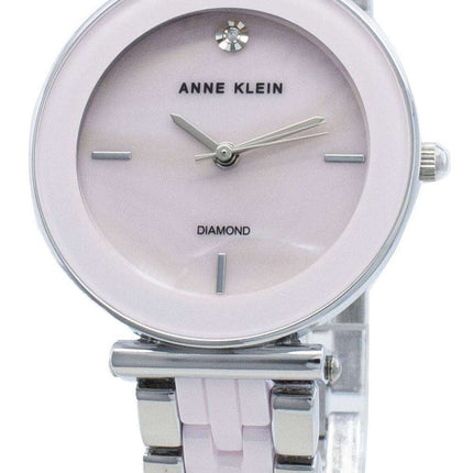 Anne Klein 3159LPSV Diamond Accents Quartz Women's Watch