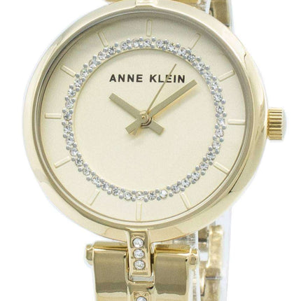 Anne Klein 3248CHGB Diamond Accents Quartz Women's Watch