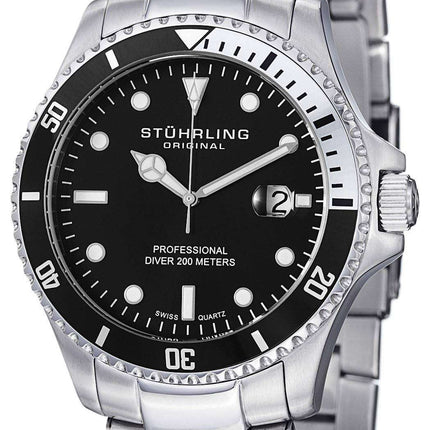 Stuhrling Original Regatta Quartz Divers 200M 326B.331113 Mens Watch