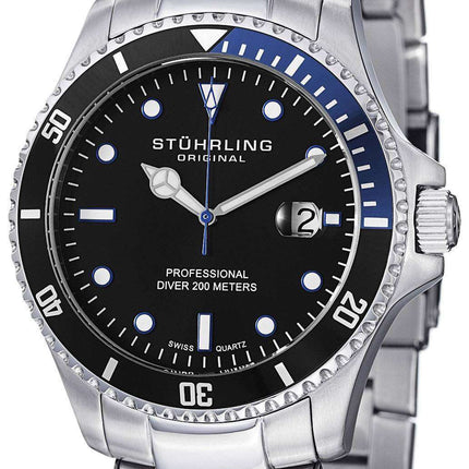 Stuhrling Original Regatta Quartz Divers 200M 326B.331151 Mens Watch