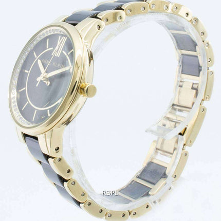 Anne Klein 3344BKGB Diamond Accents Quartz Women's Watch
