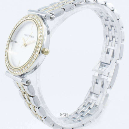 Anne Klein AK-3409SVTT Diamond Accents Quartz Women's Watch
