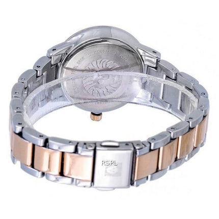 Anne Klein Two Tone Stainless Steel White Dial Quartz 3877SVRT Womens Watch