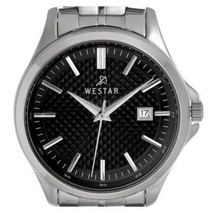 Westar Profile Stainless Steel Black Dial Quartz 40202STN103 Women's Watch
