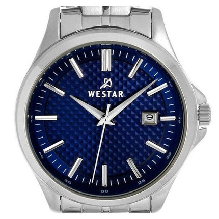 Westar Profile Stainless Steel Blue Dial Quartz 40202STN104 Women's Watch