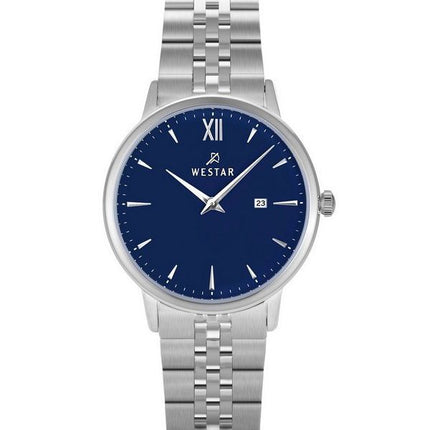 Westar Profile Stainless Steel Blue Dial Quartz 40215STN104 Women's Watch