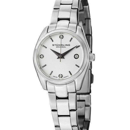 Stuhrling Original Ascot Prime Crystal Accented Swiss Quartz 414L.01 Womens Watch
