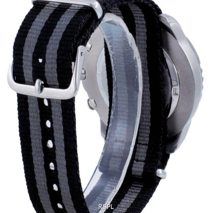 Ratio Free Diver Chronograph Nylon Quartz Diver's 48HA90-17-CHR-BLK-var-NATO1 200M Men's Watch