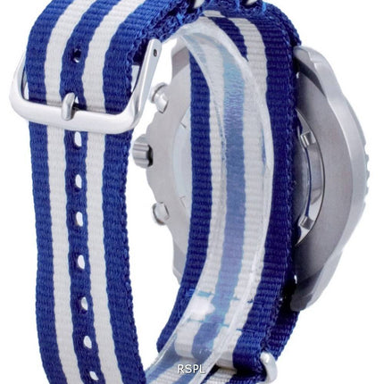 Ratio Free Diver Chronograph Nylon Quartz Diver's 48HA90-17-CHR-BLU-var-NATO2 200M Men's Watch
