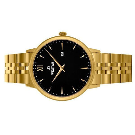 Westar Profile Stainless Steel Black Dial Quartz 50215GPN103 Men's Watch