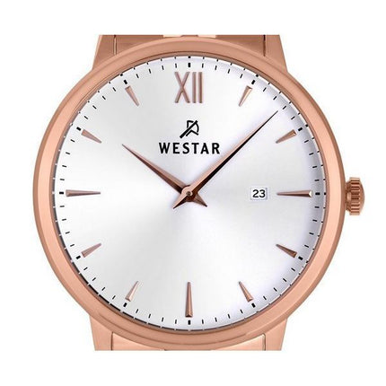 Westar Profile Stainless Steel White Dial Quartz 50215PPN601 Men's Watch