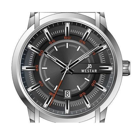 Westar Profile Stainless Steel Black Dial Quartz 50229STN803 Men's Watch