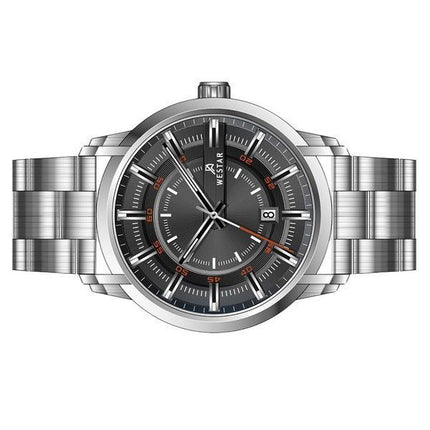 Westar Profile Stainless Steel Black Dial Quartz 50229STN803 Men's Watch