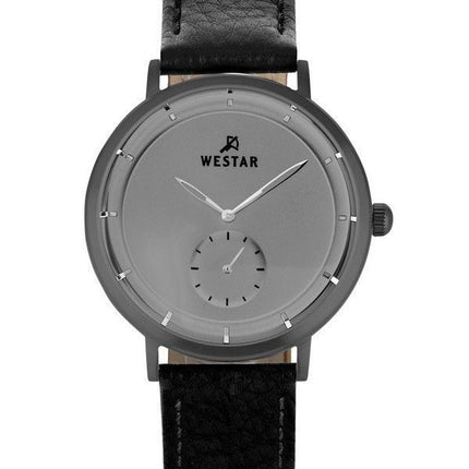 Westar Profile Leather Strap Grey Dial Quartz 50246GGN106 Men's Watch