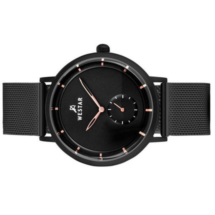 Westar Profile Stainless Steel Black Dial Quartz 50247BBN603 Men's Watch