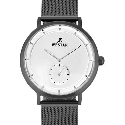Westar Profile Stainless Steel White Dial Quartz 50247GGN107 Men's Watch
