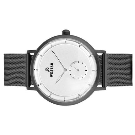 Westar Profile Stainless Steel White Dial Quartz 50247GGN107 Men's Watch