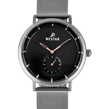 Westar Profile Stainless Steel Black Dial Quartz 50247STN603 Men's Watch