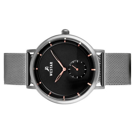Westar Profile Stainless Steel Black Dial Quartz 50247STN603 Men's Watch
