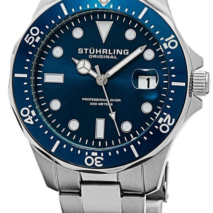 Stuhrling Original Regatta Quartz Divers 200M 824.02 Mens Watch