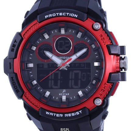 Westar Chronograph Silicon Strap Quartz 85001 PTN 001 100M Men's Watch