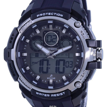Westar Chronograph Black Dial Quartz 85001 PTN 003 100M Men's Watch