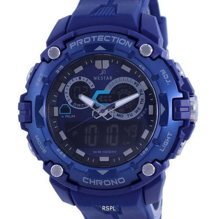 Westar Analog Digital Black Dial Quartz 85009 PTN 002 100M Men's Watch