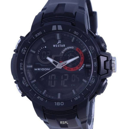 Westar Analog Digital Black Dial Quartz 85011 PTN 001 100M Men's Watch