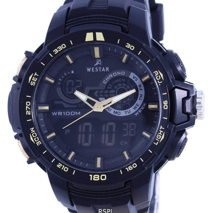 Westar Analog Digital Black Dial Quartz 85011 PTN 002 100M Men's Watch