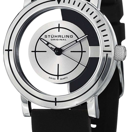 Stuhrling Original Leisure Sniper Transparent Swiss Quartz 879.01 Mens Watch