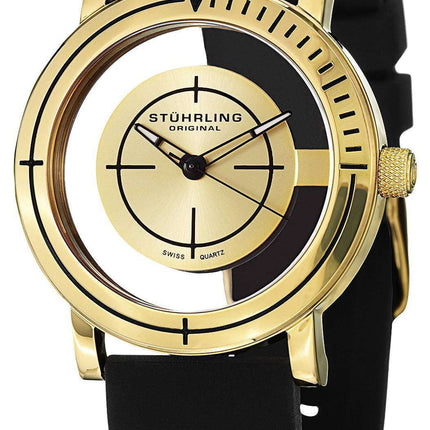 Stuhrling Original Leisure Sniper Transparent Swiss Quartz 879.02 Mens Watch