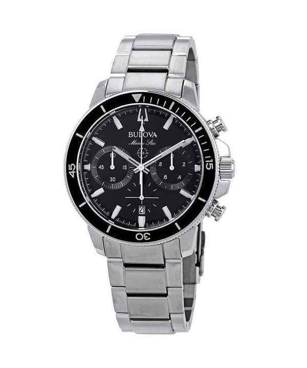 Bulova Surveyor Black Open Heart Dial Automatic 96A273 Men's Watch