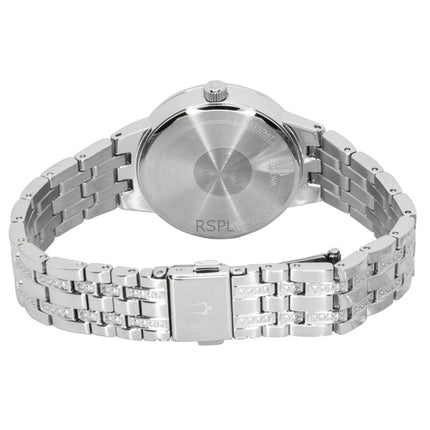 Bulova Phantom Crystal Stainless Steel Blue Dial Quartz 96L276 Women's Watch