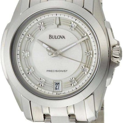 Bulova Precisionist Longwood Diamond 96P115 Womens Watch