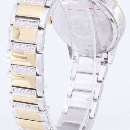 Bulova Crystal TurnStyle 98L245 Quartz Diamond Accents Women's Watch