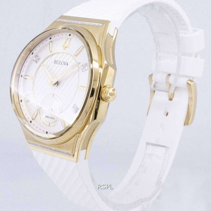 Bulova CURV 98R237 Quartz Diamond Accents Women's Watch