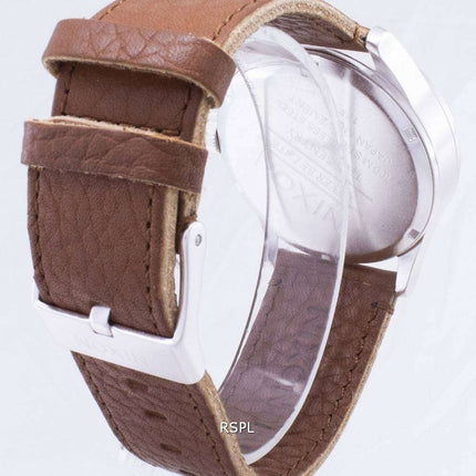 Nixon Quartz Sentry Brown Leather A105-1037-00 Mens Watch