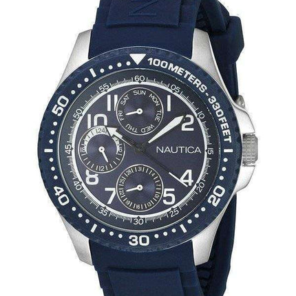 Nautica Multifunction Quartz Blue Dial A13686G Men's Watch
